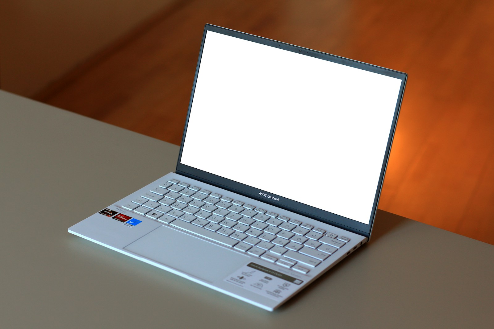 A laptop computer sitting on top of a table