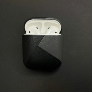 black and white portable speaker